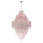 Crystorama Addis 20 Light Chandelier, Chrome/spring ADD-319-CH-SP. Fixed Price $4998.00.