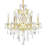 Elegant Lighting V2015D24/RC St. Francis 6 24"W Crystal - Gold. Fixed Price $392.00.