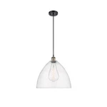 Innovations Ballston Dome Light Pendant 1P, Bk/brs/sd 516-1P-BAB-GBD-164. Fixed Price $295.68.