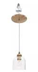Worth Home PBN-4400-6800 Satin Brass Pendant Conversion Kit Hammered Glass. Fixed Price $55.00.