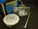 Nos! Cooper Lighting No. P201ICW White, 6" Recessed Eyeball Kit. Fixed Price $16.99.