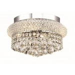 Elegant Lighting Primo 12" 4 Royal Crystal Flush Mount. Fixed Price $284.00.