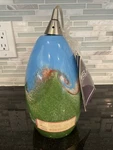 Elk Lighting Pendant Art Glass 10077/1 Geologic Blue Multicolor New (cracked). Fixed Price $19.99.
