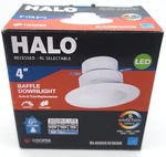 Halo Series 4" Led Retrofit Downlight Model RL4099S1EWHR Selectable Cct. Fixed Price $14.99.