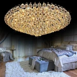 Luxury K9 Crystal Dia 31.5" Ceiling Light Modern Flush Mount Chandelier. Fixed Price $307.49.