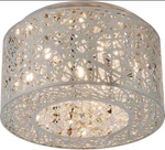 ET2 Inca Led 15.75" Wide Flush Mount, Polished Chrome, 20.3W E21300-10PC. Fixed Price $185.00.