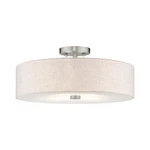Meridian 4 Light Semi-flush Mount Modern Style 18 Inches Wide By 8.13. Fixed Price $235.96.
