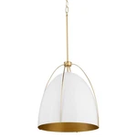 Quorum International 860-3 Jamie Light 19"W Pendant Studio White / Aged. Fixed Price $474.00.