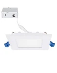 Maxxima 4 In. Slim Led Downlight Canless Square Dimmable 700 Lumens 5000K. Fixed Price $8.97.