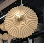Ikea Strala Pendant Lamp Shade Origami/white 17" New 806.005.26. Fixed Price $18.39.
