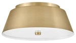 Lark 83513 Tess 2 Light 14"W Flush Mount Ceiling Fixture - Brass. Fixed Price $169.99.