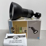 Hampton Bay 1-LIGHT Black Finish Led Track Head 1002-638-555. Fixed Price $18.49.