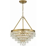 Crystorama 136-VG Calypso Light 20 Inch Vibrant Gold Chandelier Ceiling. Fixed Price $798.40.