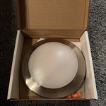 Canarm 6 In. Brushed Nickel Led Disc Flush Mount Light Fixture. Fixed Price $19.00.