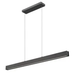 Z-lite Hudson 1LT 55" Linear Chandelier, Matte Black/frosted 1016-55L-MB-LED. Fixed Price $387.60.