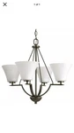 Progress Lighting P4622-20W Bravo Chandelier, Antique Bronze. Fixed Price $40.50.