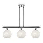 Innovations Lighting 516-3I-11-36-WHITE Mouchette-indoor Pendant Polished. Fixed Price $657.80.