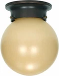 6" Round Twist & Lock Flush Mount Ceiling Light Fixture. Fixed Price $34.07.