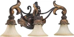 Quorum 5230-3-88 Madeleine Vanity, 3-LIGHT, 300 Total Watts, Corsican Gold. Fixed Price $286.74.