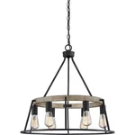 Brockton Chandelier 6 Light Steel-grey Ash Finish -traditional Installation. Fixed Price $509.99.