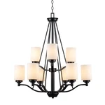 Trans Globe Lighting 70529 Mod Pod 29"W Chandelier - Black. Fixed Price $416.10.