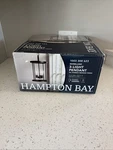 New Hampton Bay Moreland 3-LIGHT 60-WATT Bronze Island Pendant Fixture. Fixed Price $25.00.
