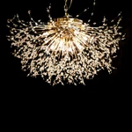 Starburst Crystal Flush Mount Gold 30. Fixed Price $290.00.