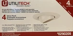 Utilitech 4" White Eyeball Trims 4-INCH 290209 New. Fixed Price $34.99.