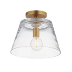 Maxim 12880CLNAB Hudson Light Semi Flush Mount/pendant-natural Aged Brass. Fixed Price $248.00.