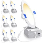 Ensenior 6 Pack Inch Led Recessed Light - Etl & Fcc Ic White. Fixed Price $21.00.