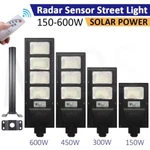 Commercial 160-600W Solar Street Light IP65 Dusk Dawn Radar Sensor+pole+remote. Fixed Price $60.80.