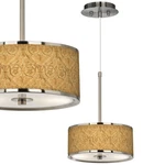 Golden Versailles Giclee Glow 10 1/4" Wide Pendant Light. Fixed Price $199.99.