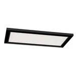 Afx Lighting Lugano 24"X12" Led Flush, Black/white - LGNL2412LAJD4BK. Fixed Price $81.60.