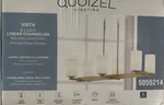 Quoizel Vista 6-LIGHT Brushed Gold Modern/ Contemporary Chandelier. Fixed Price $249.95.
