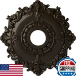 Ekena Millwork CM18RLSHF Riley Ceiling Medallion 18" Od Stone Hearth. Fixed Price $93.75.