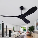 Dearnow 52 Ceiling Fans Remote Control Without Light Modern Reversible Dc Motor. Fixed Price $122.59.