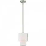 Livex Lighting Claremont Mini Pendant Brushed Nickel. Fixed Price $94.59.