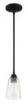 Craftmade Grace Light Mini Pendant, Espresso 41991-ESP-CS. Fixed Price $30.00.