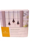 Portfolio 3-LIGHT Oil Rubbed Bronze Mini Pendant Lights Nib. Fixed Price $19.99.