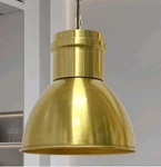 Boostarea Modern Gold Pendant Light - 10.6" Industrial Metal Hanging Lamp New. Fixed Price $39.99.