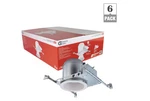 Commercial Electric In. White Recessed Can Lighting Housings And Trims 6-PK. Fixed Price $67.41.