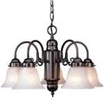 Volume Lighting V4325-79 Chandelier 23" X 14" Antique Bronze Finish. Fixed Price $113.22.