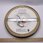 Commercial Electric 12 In. Edgelit Integrated Led Flush Mount Black Finish. Fixed Price $16.38.