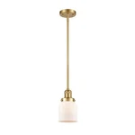 Innovations Small Bell Light Stem Mini Pendant, Gold/white 201S-SG-G51. Fixed Price $226.60.
