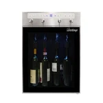 Vinotemp Four-bottle Dispenser Stainless Steel VT-WINEDISP4. Fixed Price $900.00.