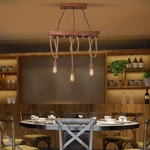 Farmhouse Wood Chandelier Kitchen Island Pendant Light Fixture Ceiling Hot. Fixed Price $66.77.