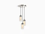 Kohler 22655-PE03-SNL Artifacts Fixture, Pendant Lighting For Kitchen Island,. Fixed Price $804.82.
