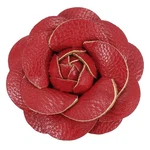 Patikil Flower Clips, Camellia Hairpin Floral Brooches Handmade Leat.... Fixed Price $16.43.