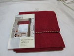 New Home Window Valance 54"X15" Red Charleston Nip. Fixed Price $17.98.