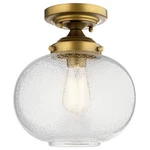 Kichler Avery 10" Ceiling Light Natural Brass. Fixed Price $139.97.